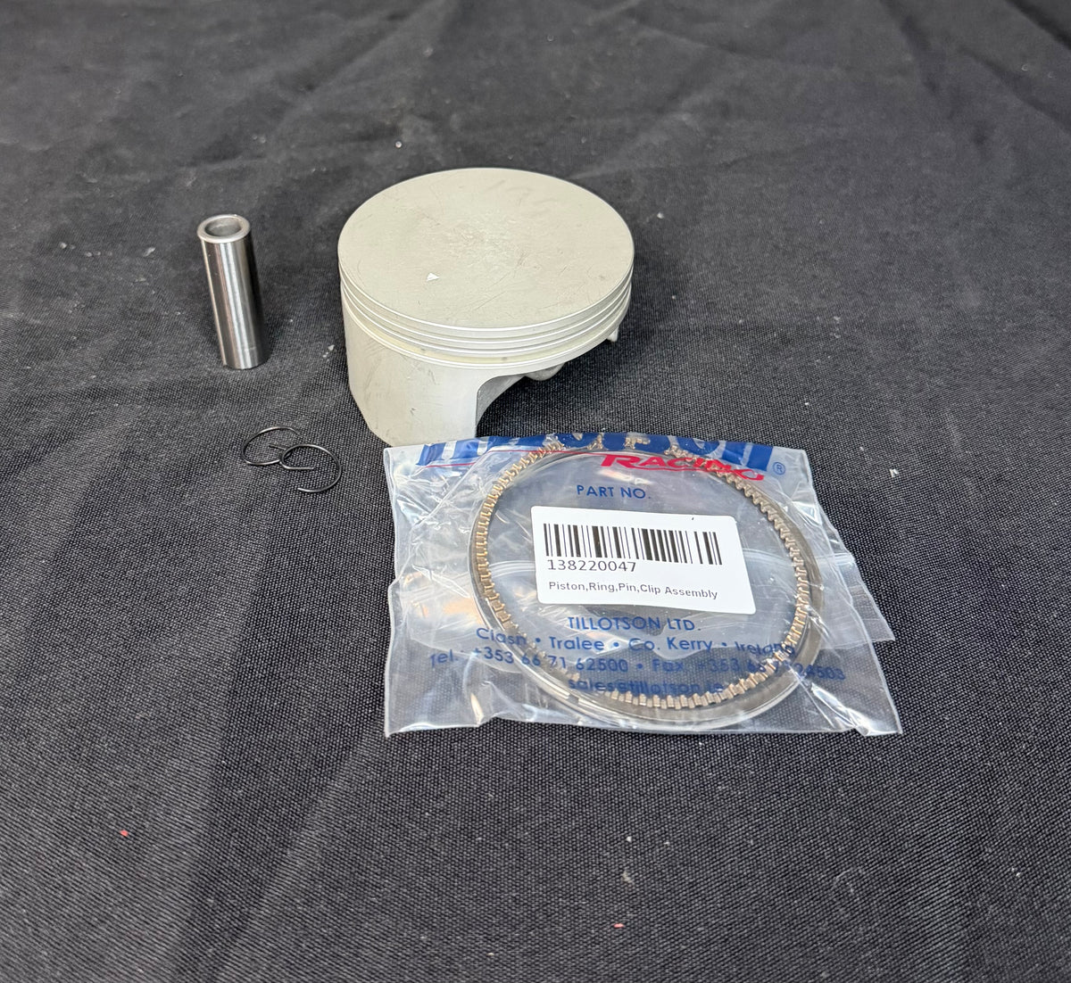 72mm Clone Tillotson Piston Pin Rings Clips